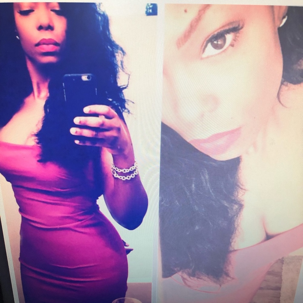 One shoulder red fitted dress